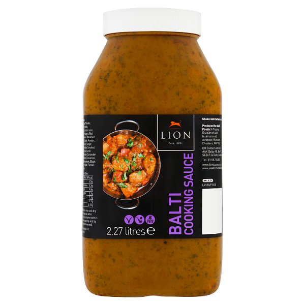 Lion Balti Cooking Sauce 2.27 Litre - Bulk Food Ration Storage