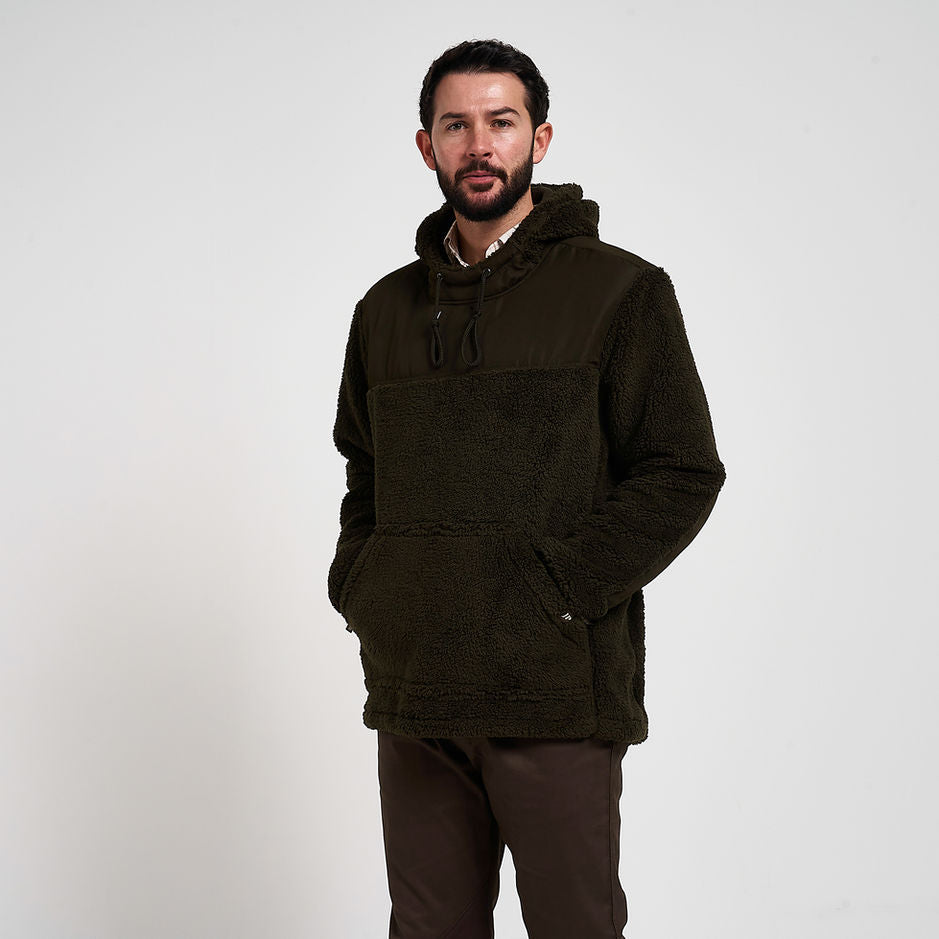 Jack Pyke Sherpa Fleece Hoodie Gen 2 - Dark Olive