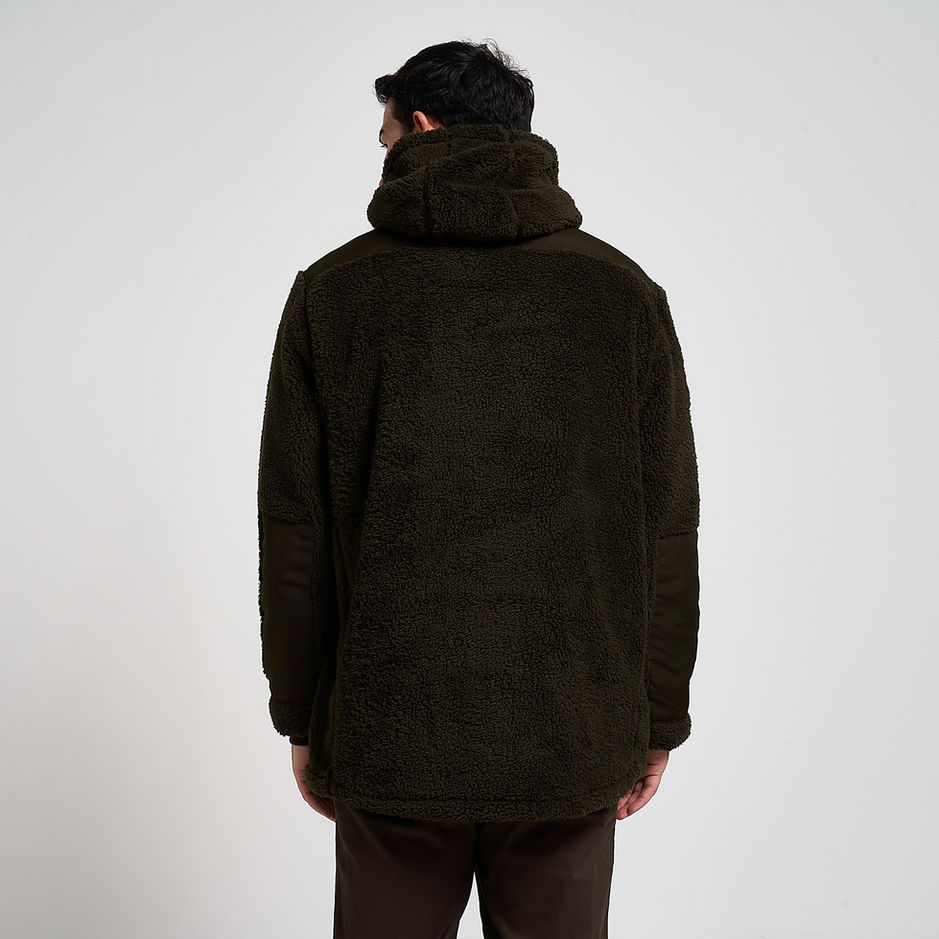Jack Pyke Sherpa Fleece Hoodie Gen 2 - Dark Olive