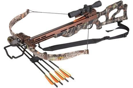 EK Archery 225lb Desert Hawk Recurve Crossbow Kit