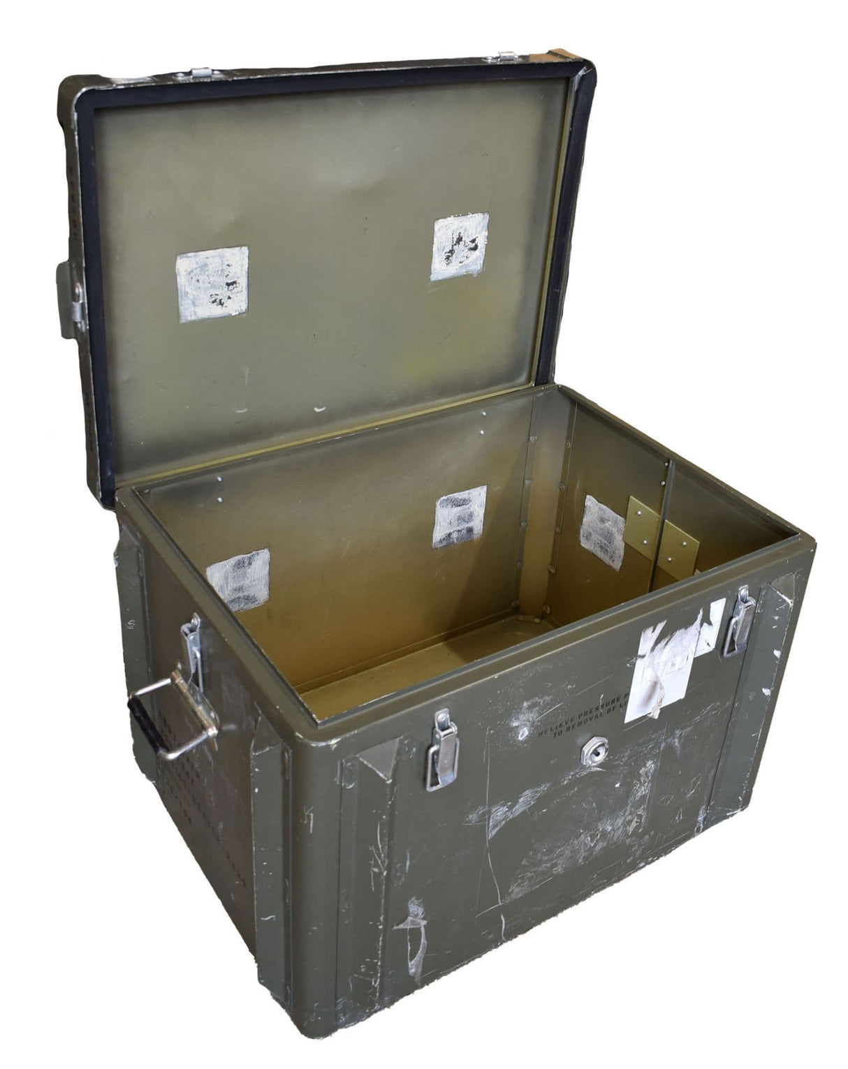 Ex Military Large Olive Metal Storage Case