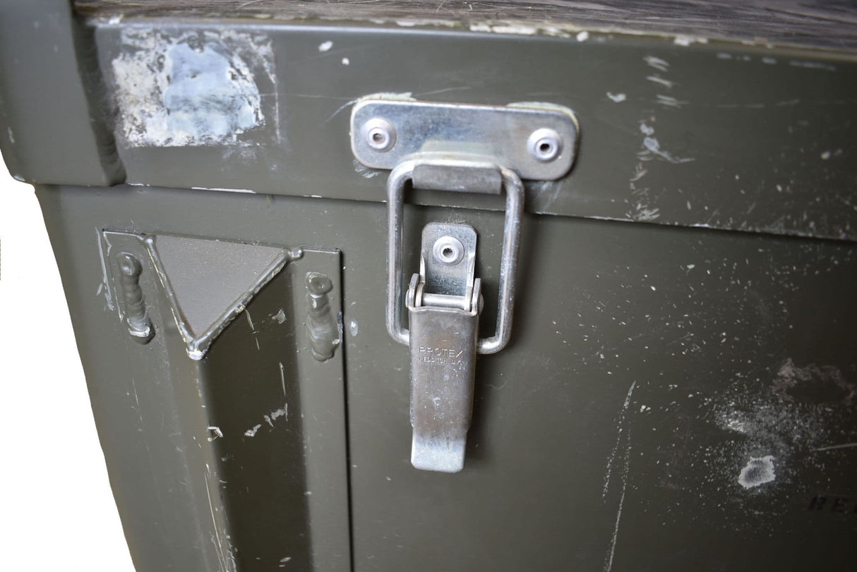 Ex Military Large Olive Metal Storage Case