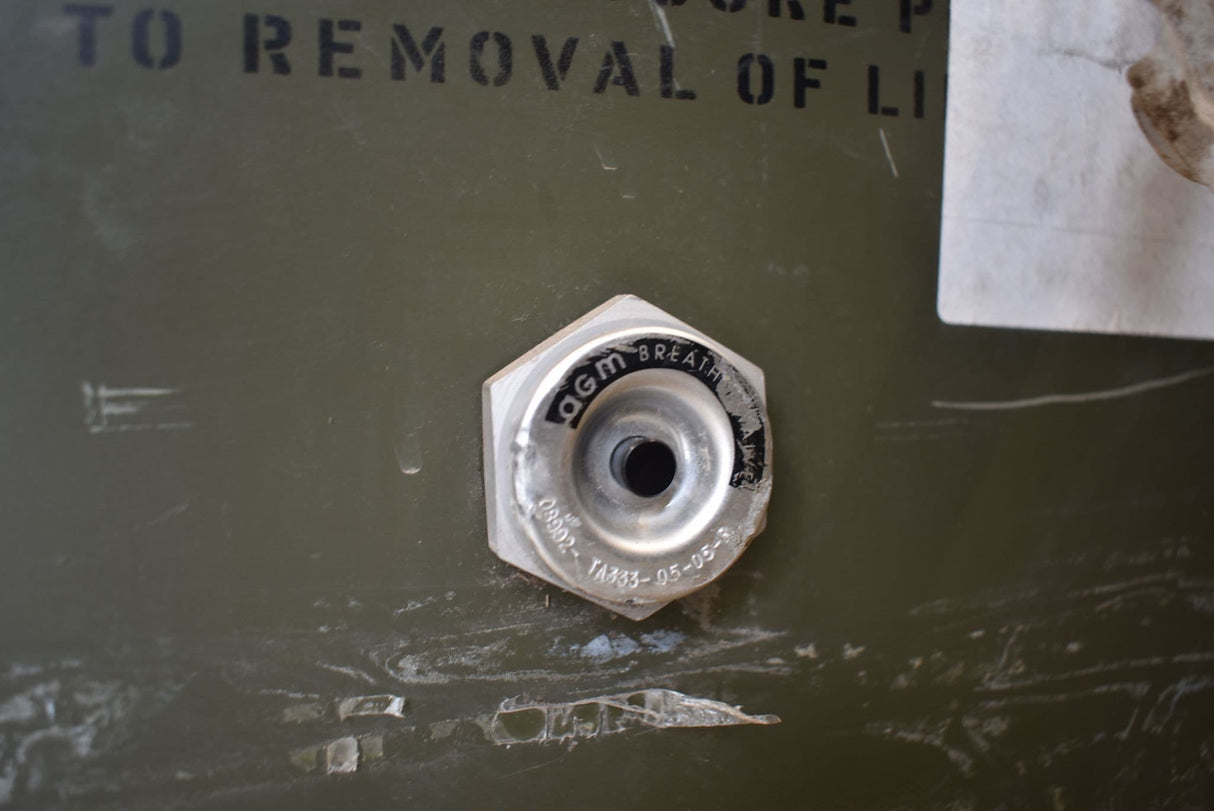 Ex Military Large Olive Metal Storage Case