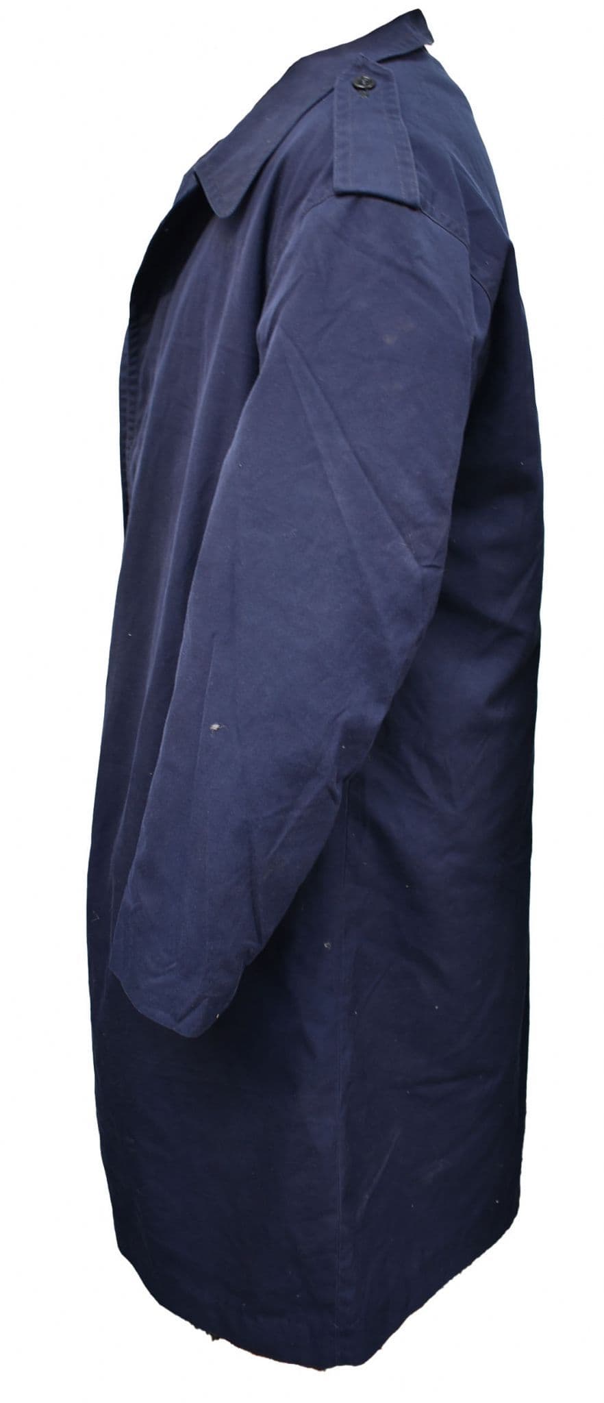 Ex Military Navy Blue Long Sleeve Coat Overall Jacket