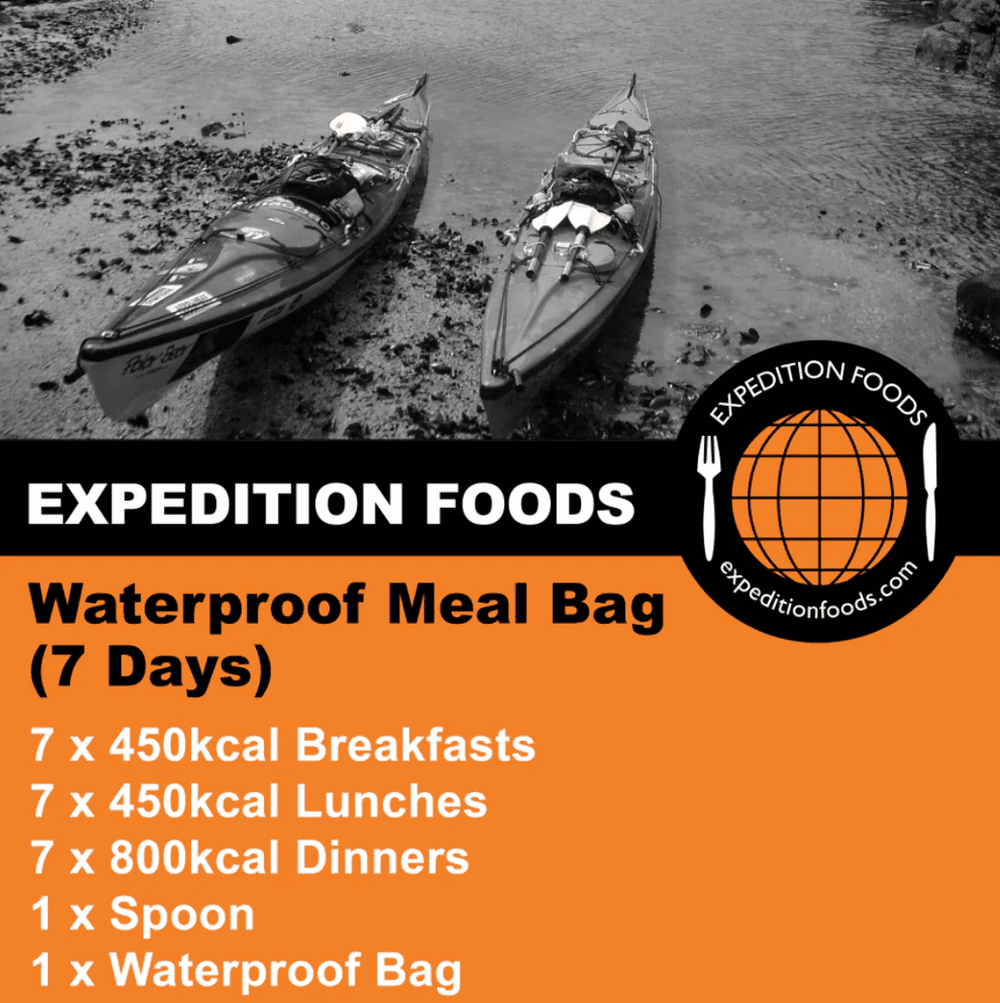 Expedition Foods Freeze Dried Meals Waterproof Meal Bag - 7 Days