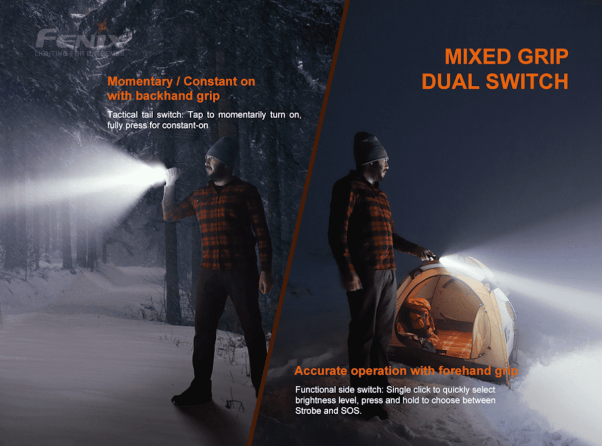 Fenix LD22 V2.0 800 Lumen Multi Purpose Outdoor Flashlight Torch