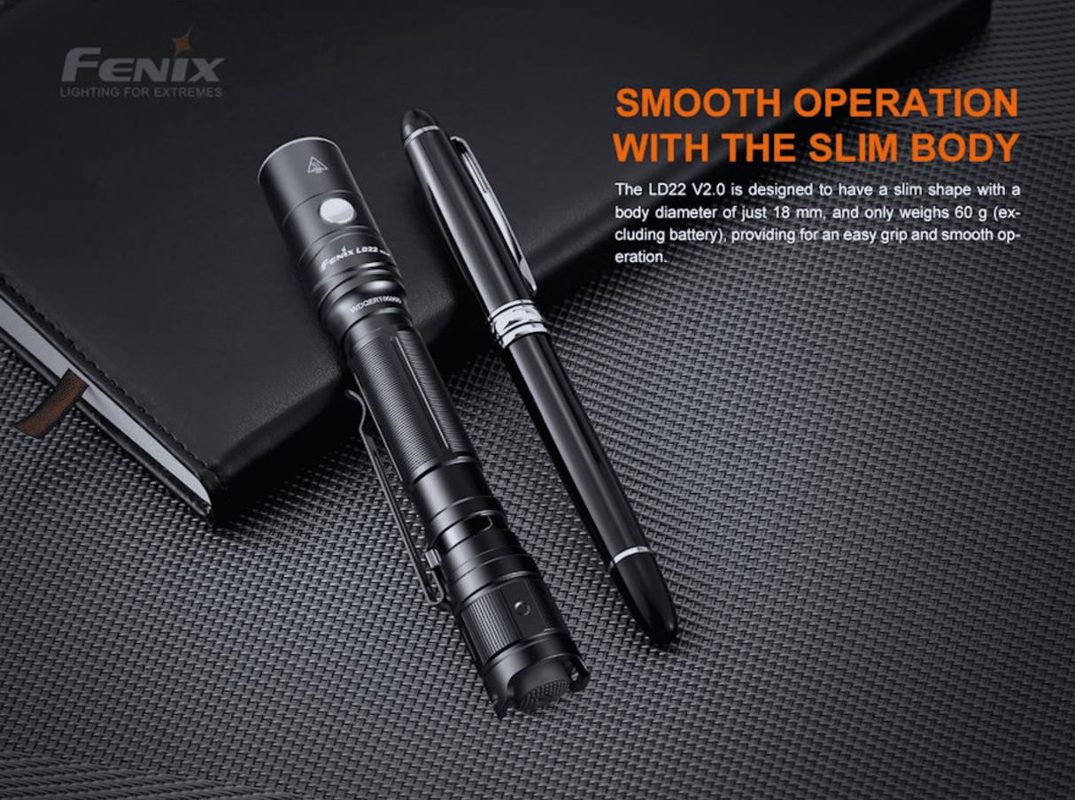 Fenix LD22 V2.0 800 Lumen Multi Purpose Outdoor Flashlight Torch