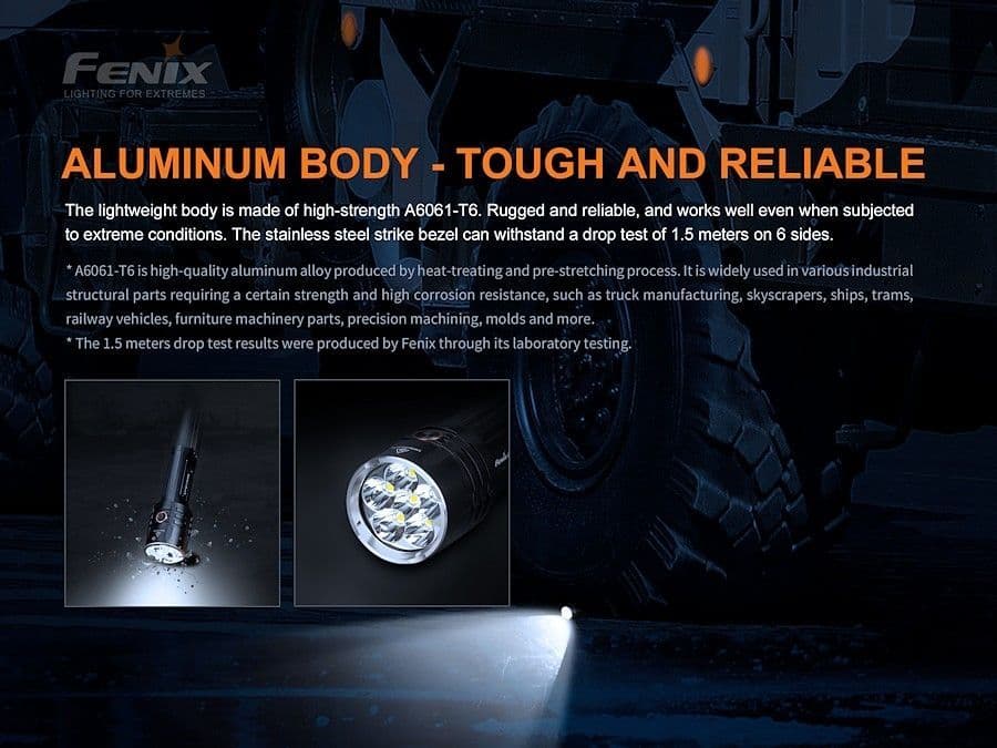 Fenix LR35R 10,000 Lumen Searchlight Torch