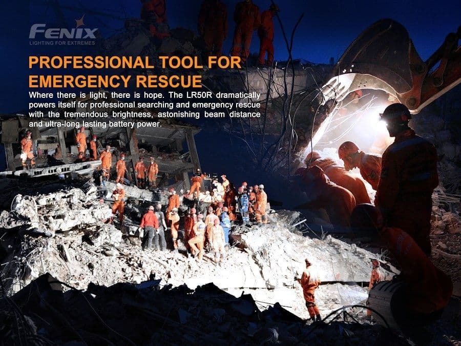 Fenix LR50R 12,000 Lumen Searchlight Torch