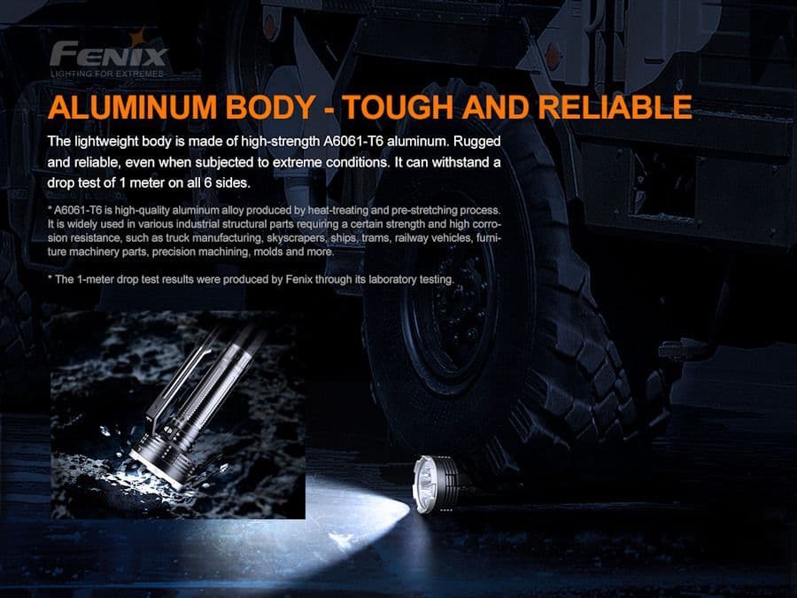Fenix LR80R 18,000 Lumen Rechargeable Searchlight Torch