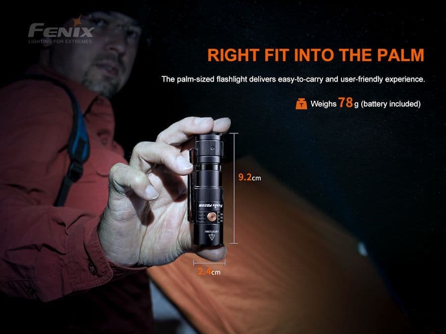 Fenix PD25R 800 Lumen Rechargeable Torch