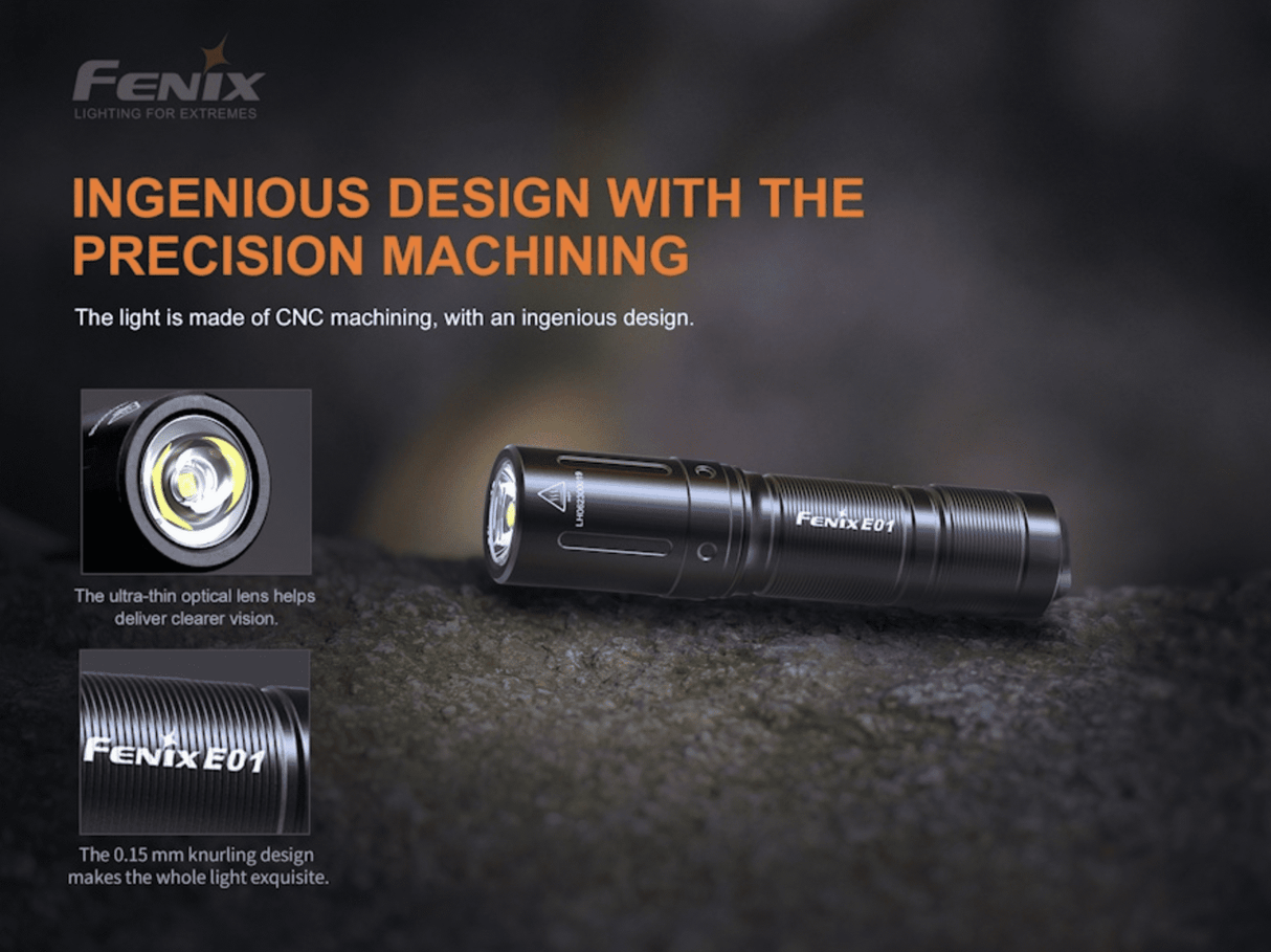 Fenix Torches E01 V2.0 100 Lumen Keychain Torch