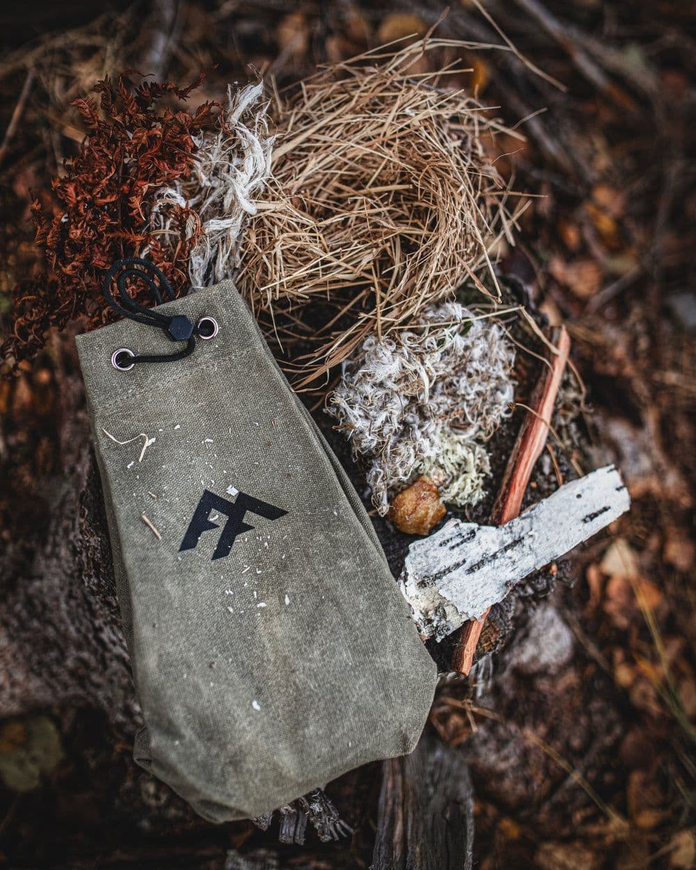 Forest Fundamentals Artisan Tinder Pouch