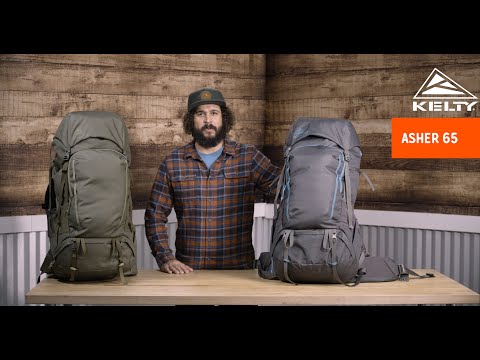 Kelty Asher 65L Backpack Bag - Stormy Blue