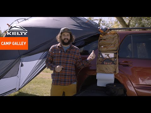 Kelty Camp Galley Camp Kitchen Organiser - Dull Gold / Deep Teal