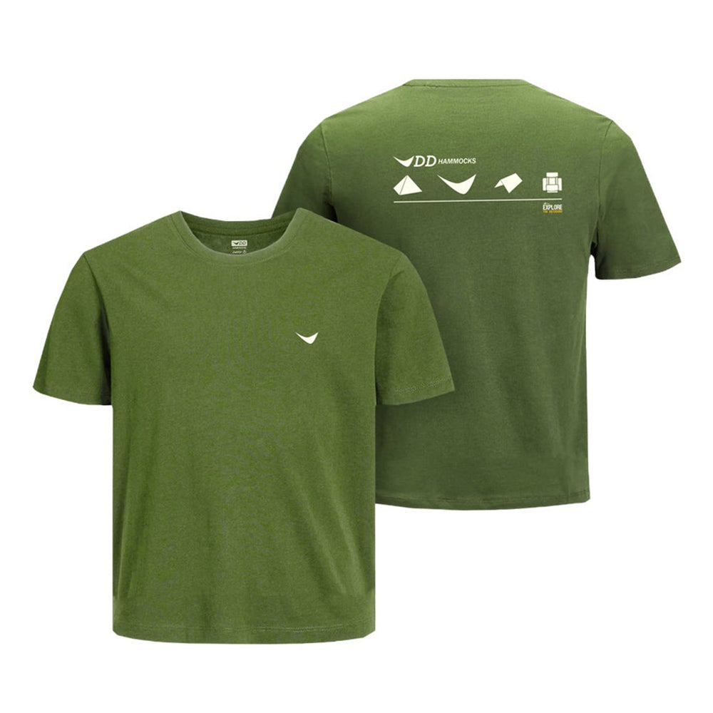 DD Hammocks Junior Icon T-Shirt - Dark Olive Green