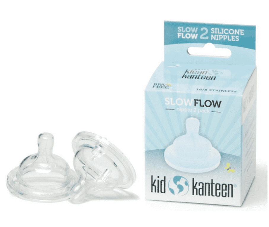 Klean Kanteen Baby Bottle Nipple - Slow Flow (2pk)