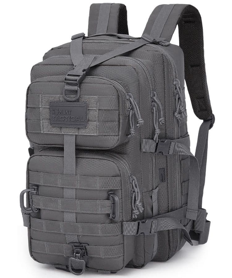Kombat UK Hex-Stop Reaper Backpack - 40 Litres - Gun Metal Grey