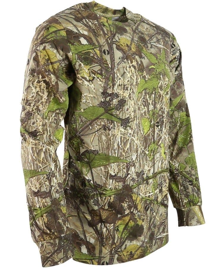Kombat UK Long Sleeve T shirt in English Hedgerow Camo