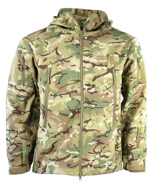 Kombat UK Patriot Tactical Soft Shell Jacket in BTP Camo
