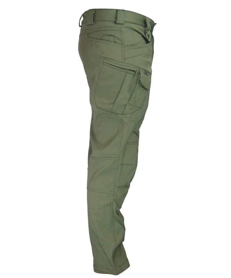 Kombat UK Patriot Tactical Soft Shell Trousers in Olive Green