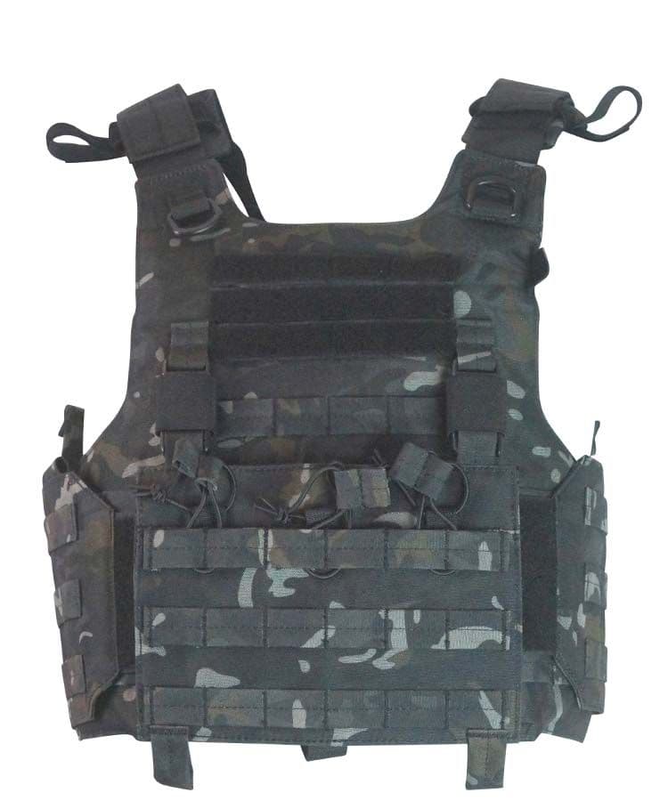 Kombat UK Raider Buckle-Tek Plate Carrier Vest - BTP Black