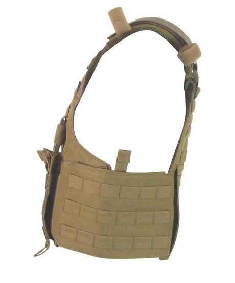Kombat UK Raider Buckle-Tek Plate Carrier Vest - Coyote