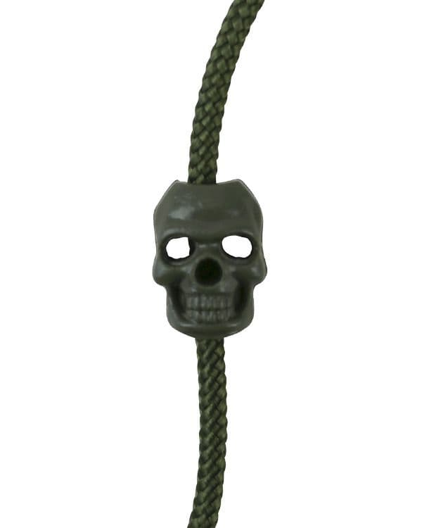 Kombat UK Skull Cord Stoppers Set - Olive