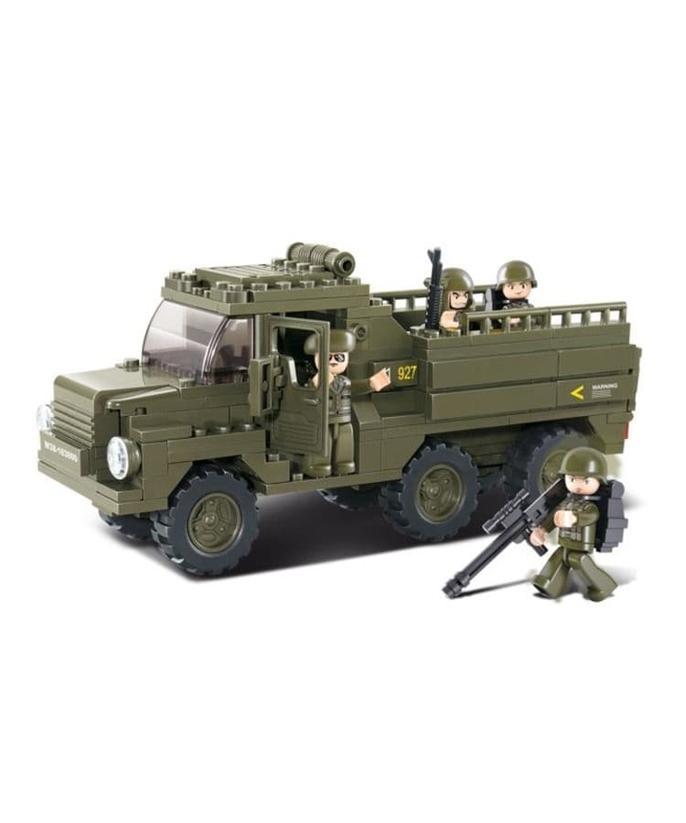 Kombat UK Sluban Troop Transporter Building Block Set - B0301 (BTP)