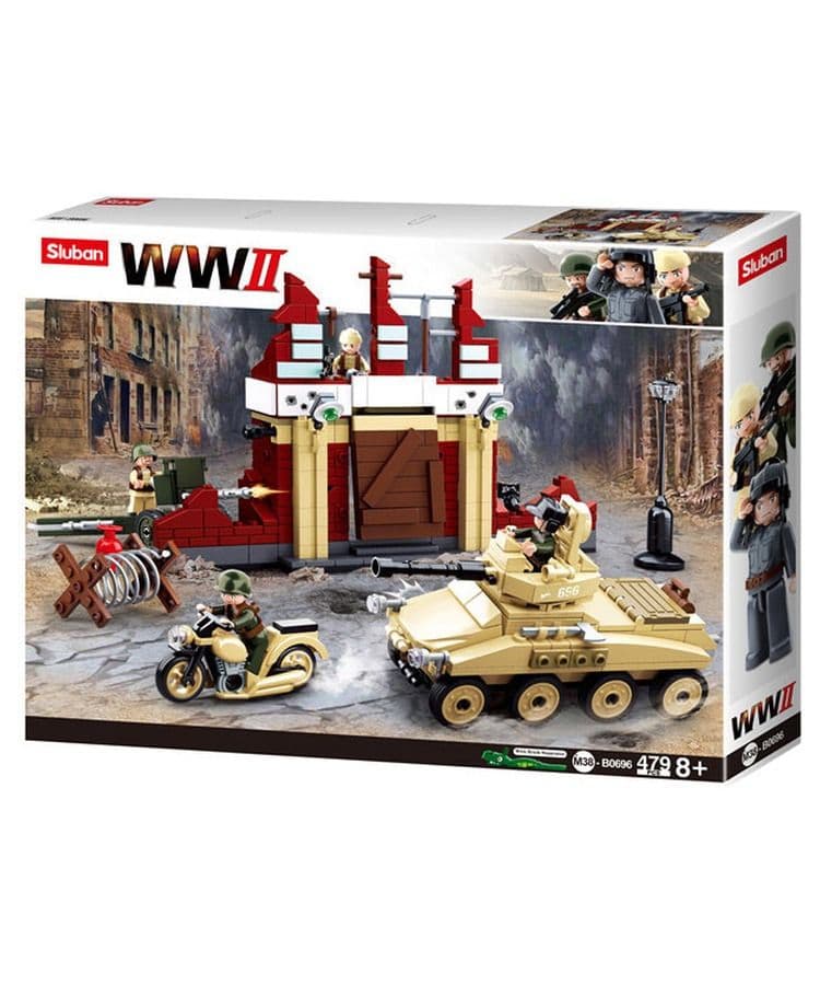 Kombat UK Sluban WWII Battle of Stalingrad Building Blocks Set - B0696