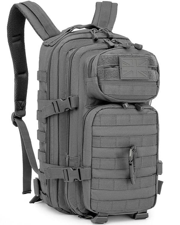 Kombat UK Small Molle Assault Pack - 28 Litre - Gunmetal Grey