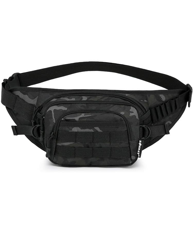 Kombat UK Summit 3 Litre Waist Bag In BTP Black