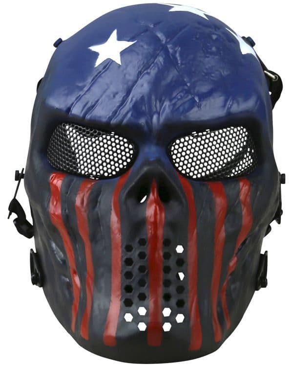 Kombat UK Tactical Skull Mesh Face Mask - USA