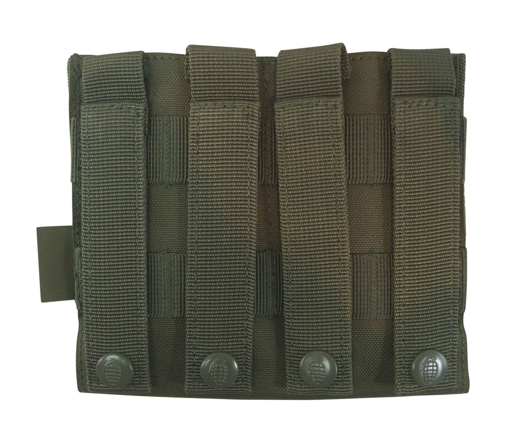 Kombat UK Vanguard Double Mag Pouch - Olive Green