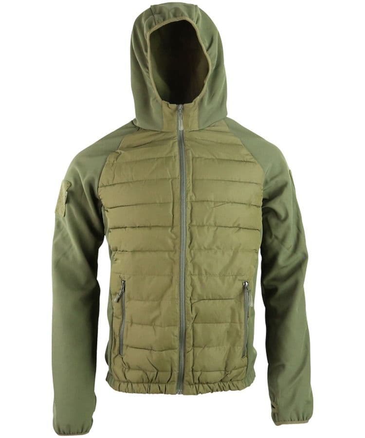 Kombat UK Venom Tactical Padded Jacket in Olive Green