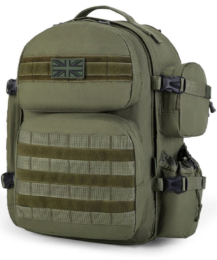 Kombat UK Venture Pack 45L Bag - Olive Green Tactical Backpack