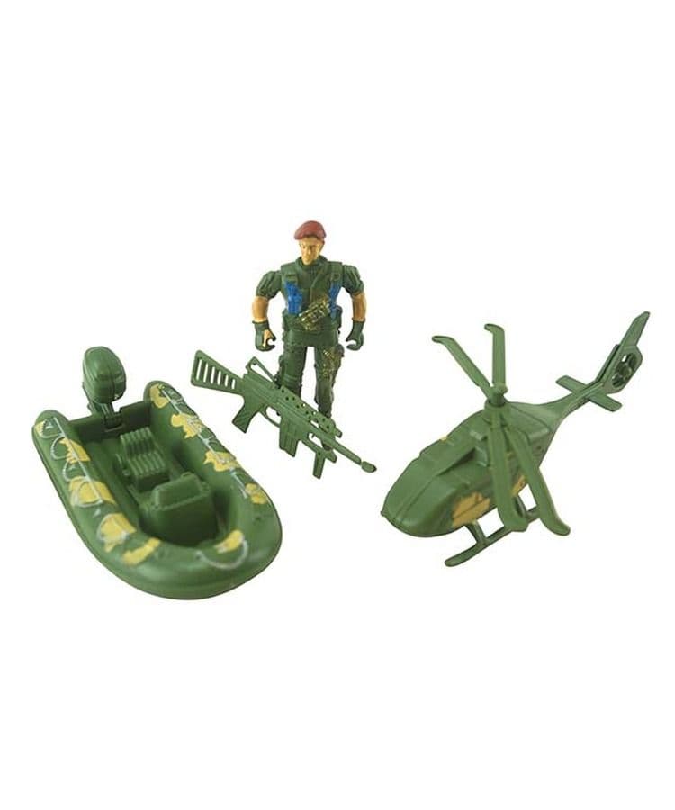 Kombat UK Warrior Military Toy Set - Camouflage
