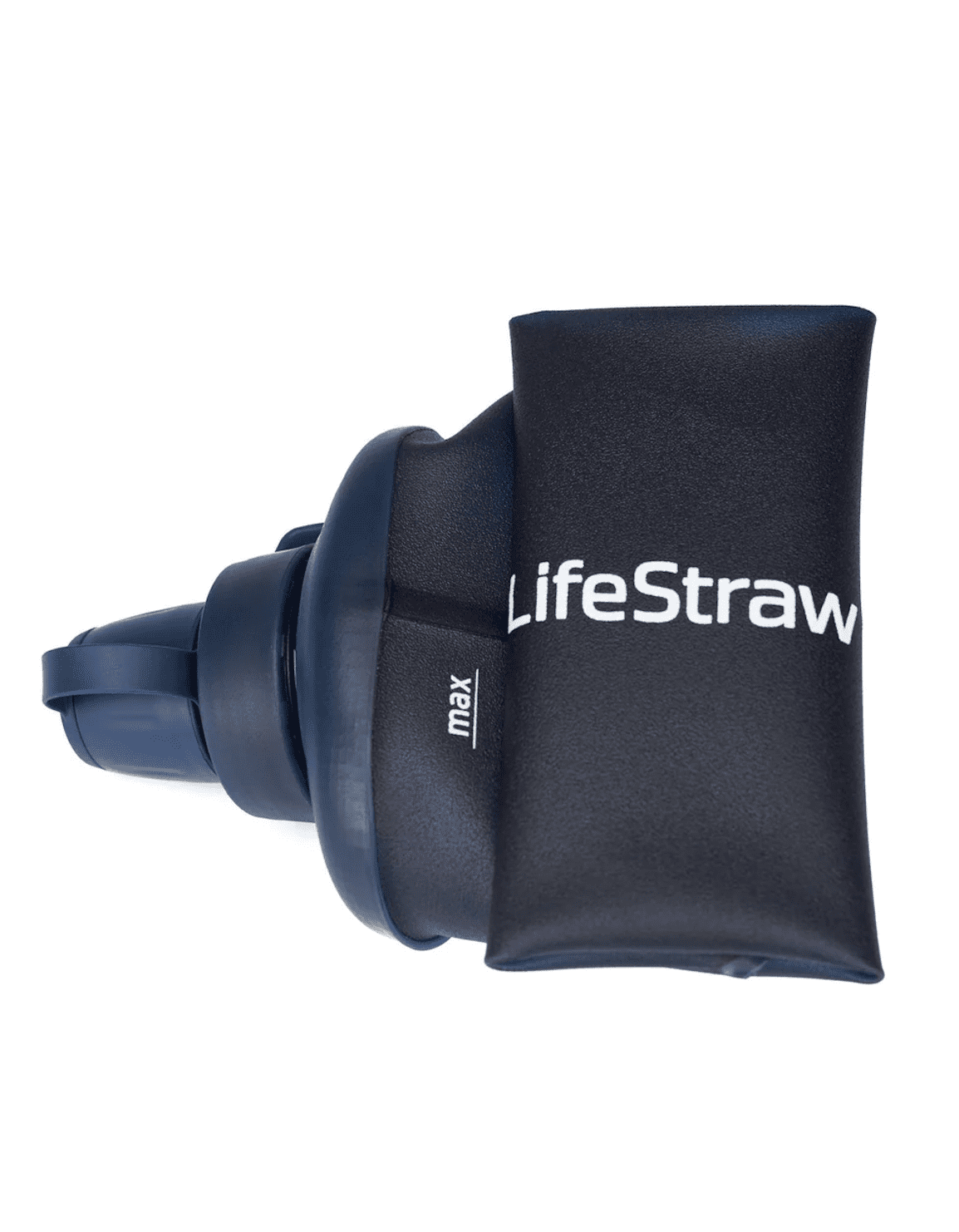 LifeStraw Peak Series Collapsible Squeeze 650ml Bottle With Filter - Dark Grey