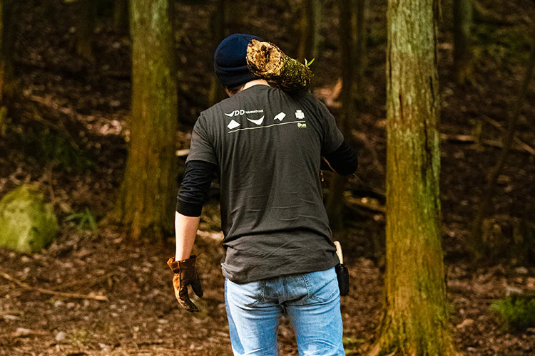 DD Hammocks Men's Icon T-Shirt -Regular Fit - Charcoal