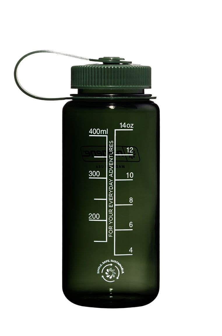 Nalgene 16oz / 0.5L Wide Mouth Sustain Water Bottle - Monochrome Jade