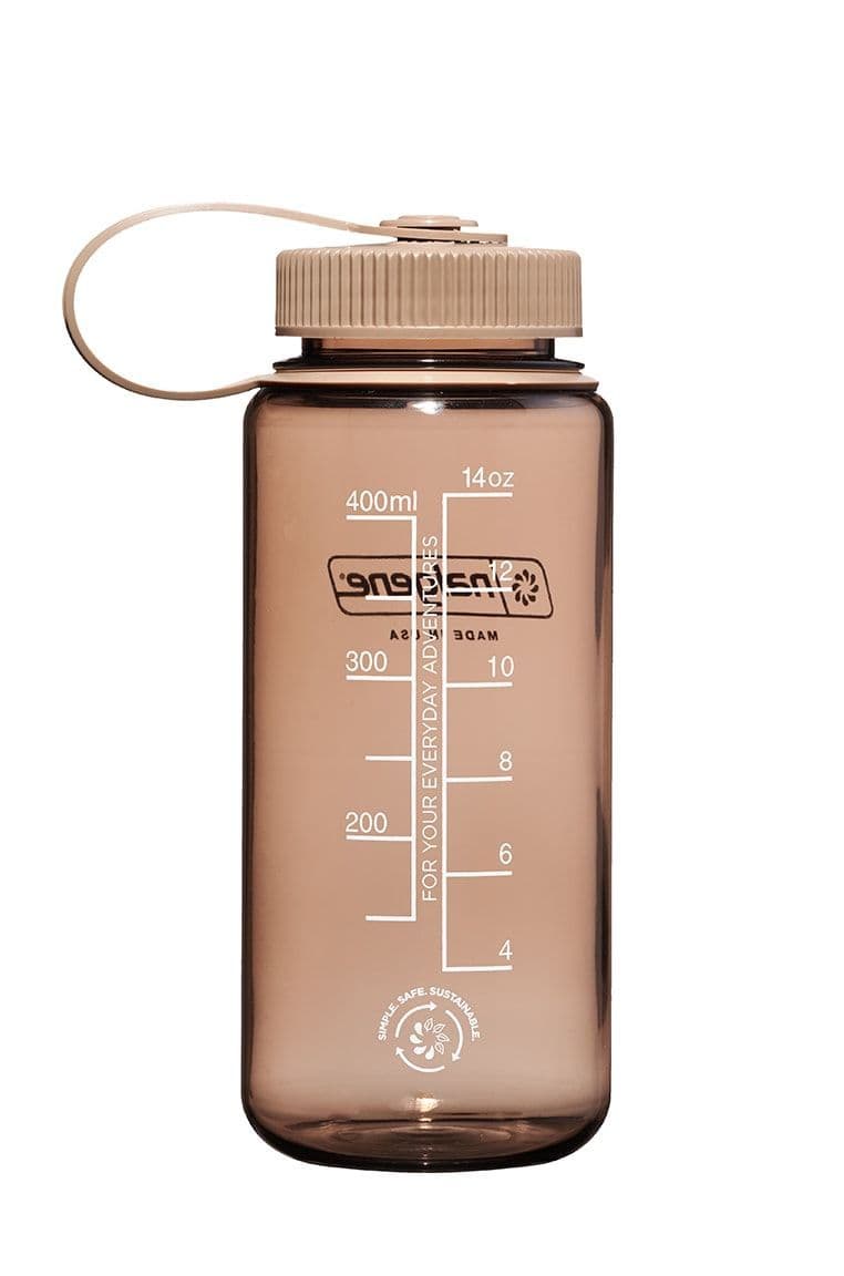 Nalgene 16oz / 0.5L Wide Mouth Sustain Water Bottle - Monochrome Mocha