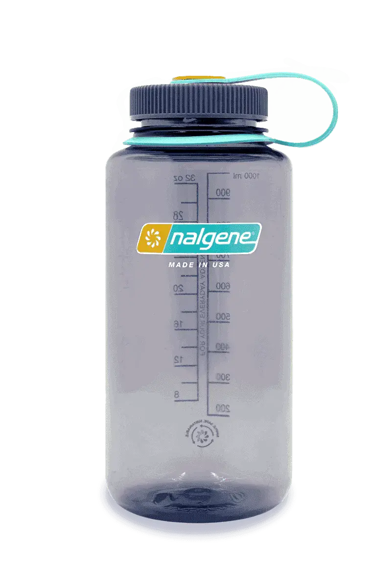 Nalgene 32oz / 1L Wide Mouth Sustain Water Bottle - Aubergine