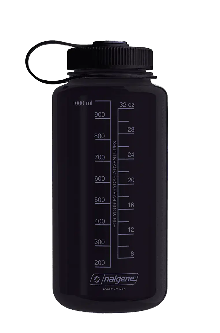 Nalgene 32oz / 1L Wide Mouth Sustain Water Bottle - Odyssey Grey