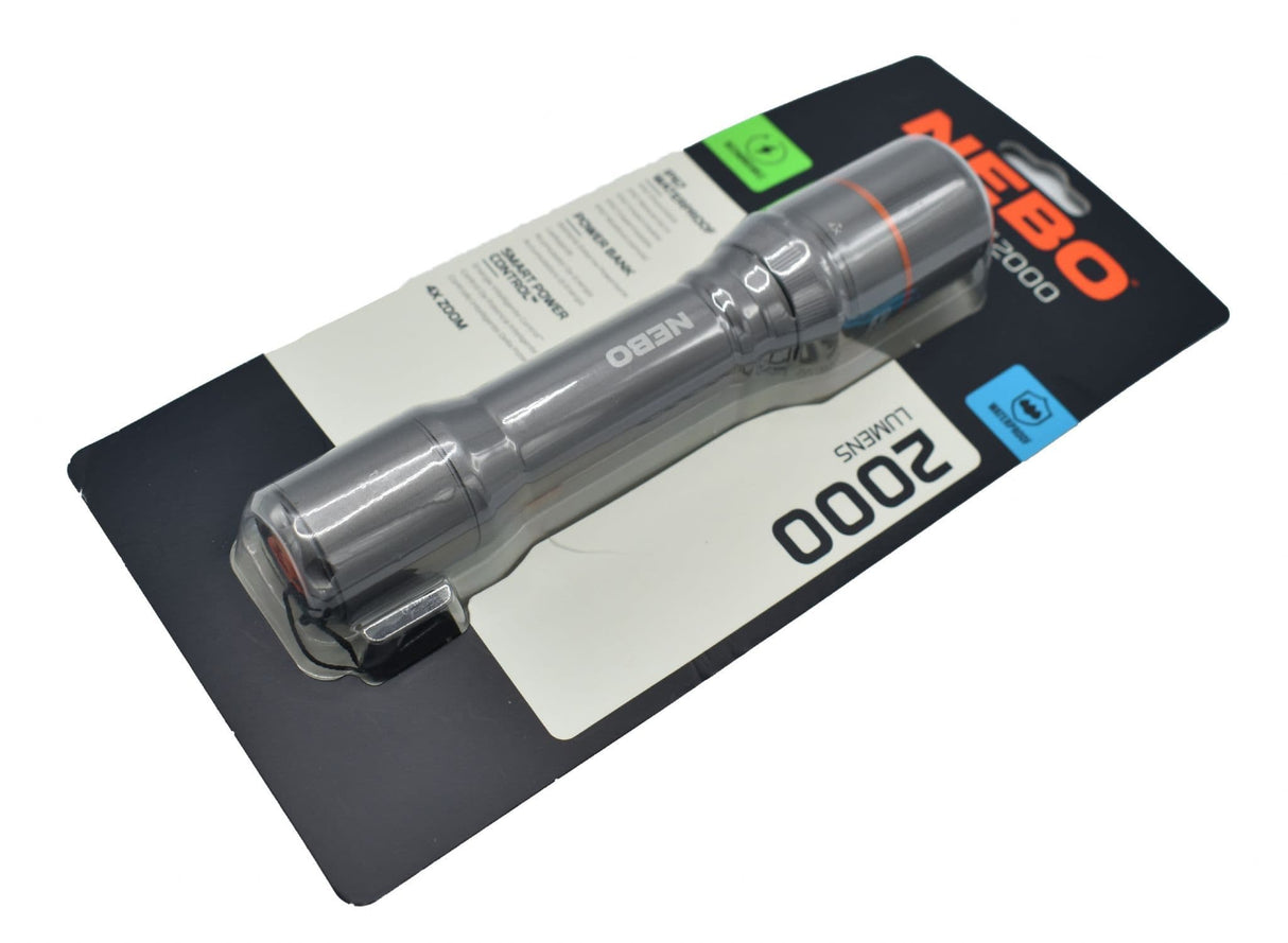 Nebo Davinci 2000 Lumen Rechargeable Flashlight