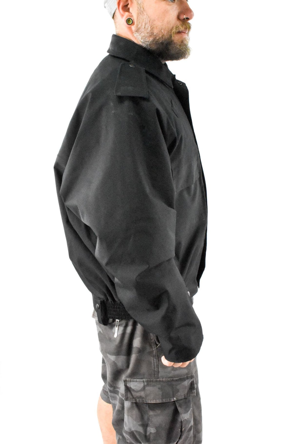 Police MDP Blouson Bomber Jacket - Black