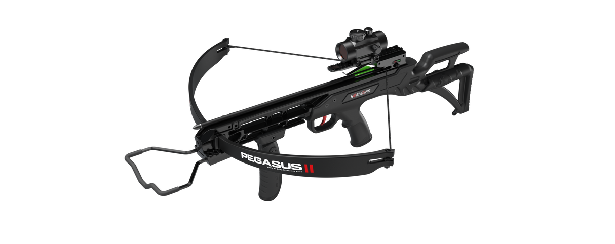 Hori-Zone Pegasus 2 Deluxe 175lb Recurve Crossbow Kit - Black