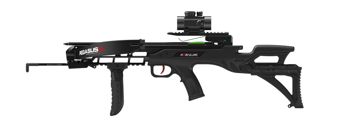 Hori-Zone Pegasus 2 Deluxe 175lb Recurve Crossbow Kit - Black