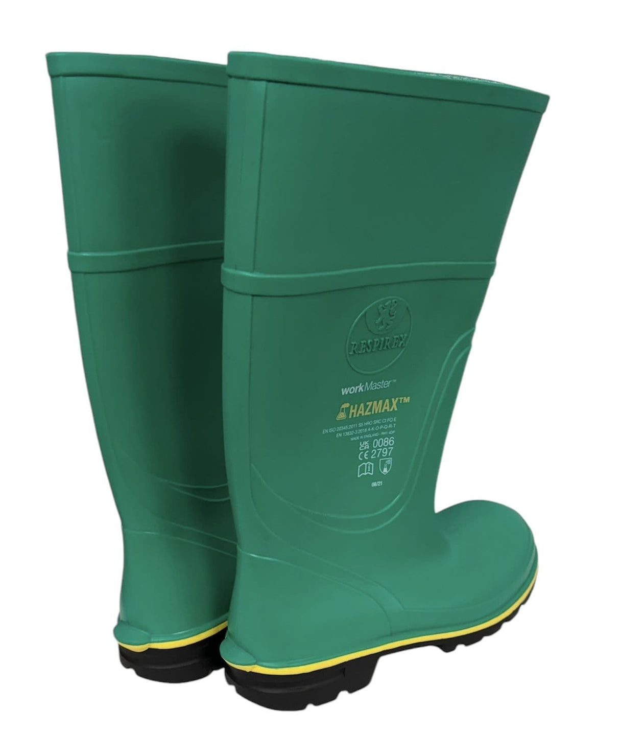 Respirex Hazmax Chemical Protection Steel Toe Boots - Brand New