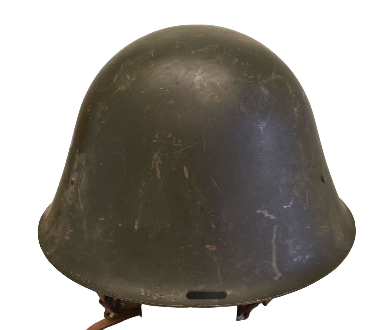 Romanian Army M73 Olive Steel Helmet