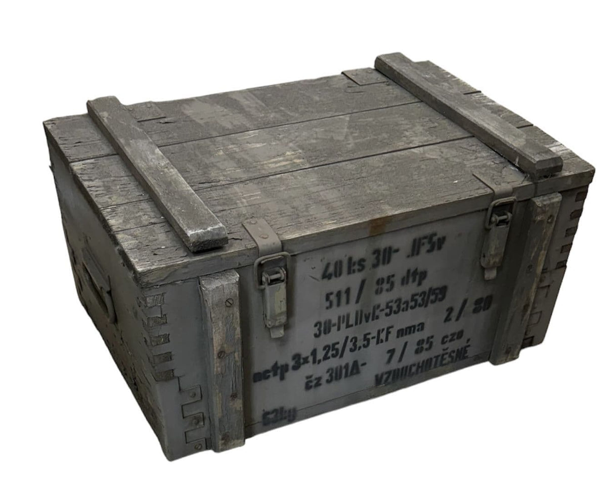 Soviet Military Large Wooden Ammo Box